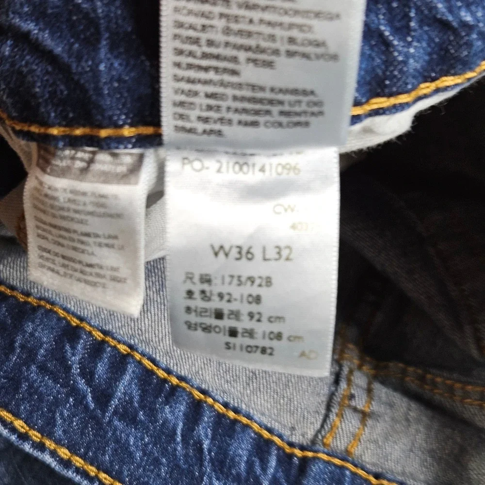 Levi's 527 Bootcut Jeans Mens 36x32 Fit 36x30 Blue Denim Stretch Casual Pants